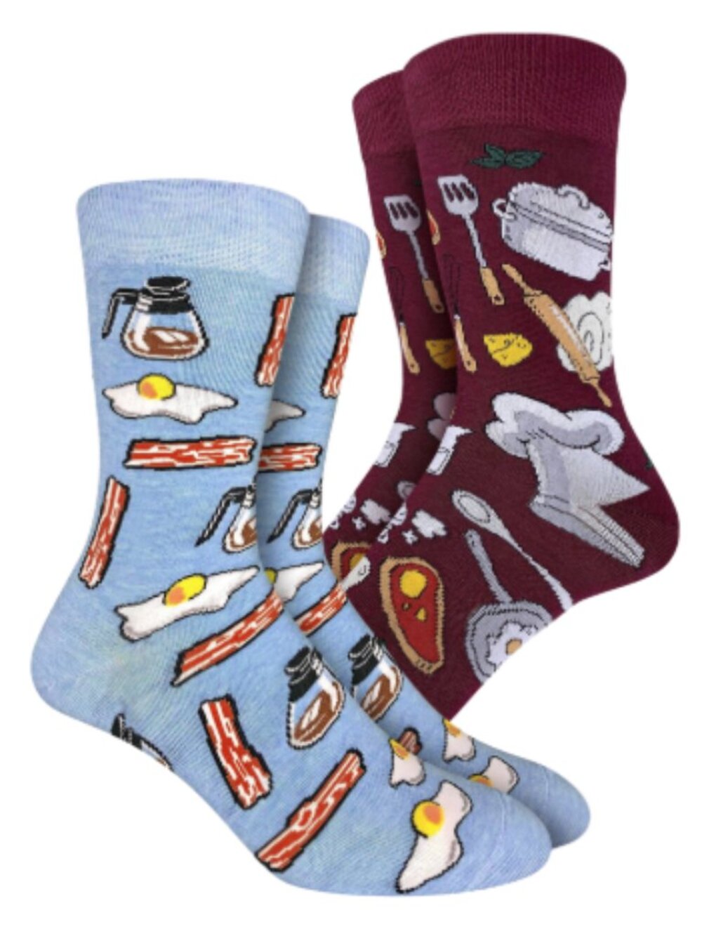 Men's Good Luck Sock Crew Socks | Chef Socks | NWT
